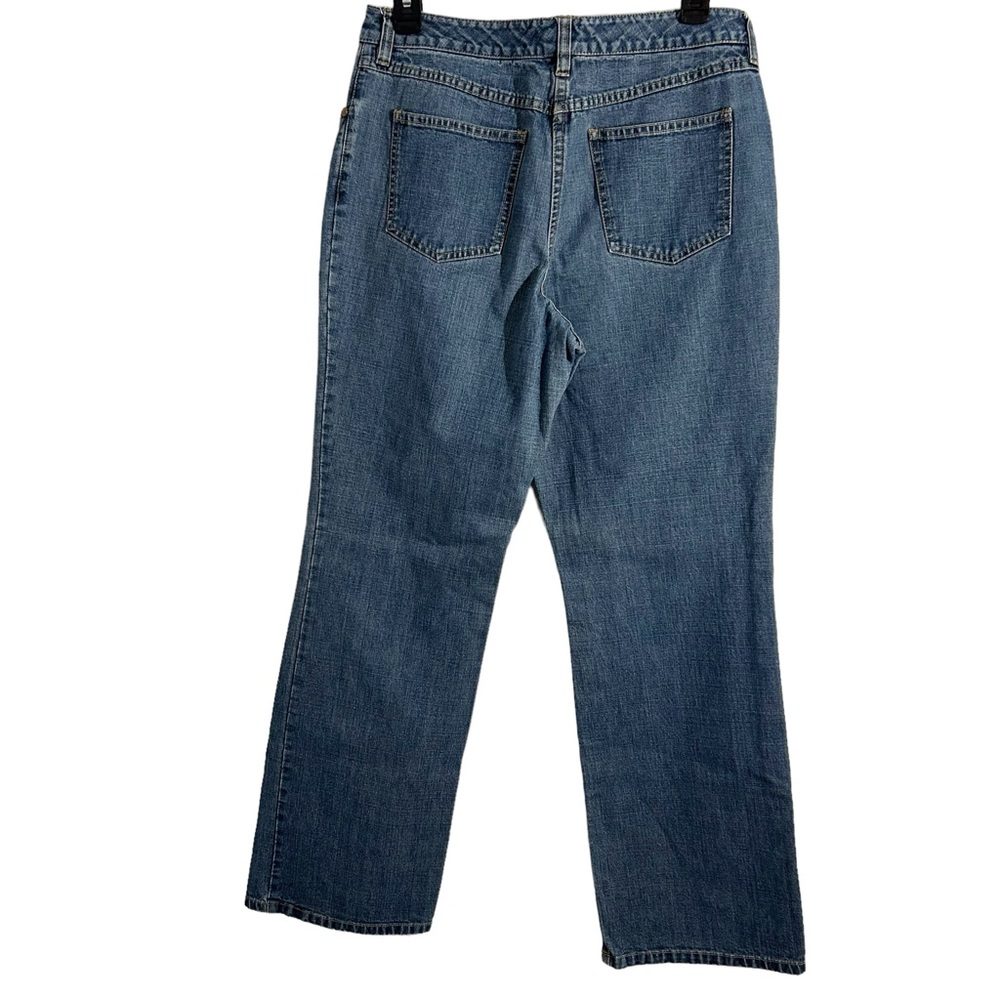 I.E. Women’s Petite Relaxed Blue Bootcut Jeans, Petite Size 8P - Picture 2 of 11